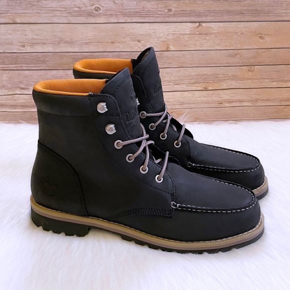 timberland redwood falls waterproof moc toe boots